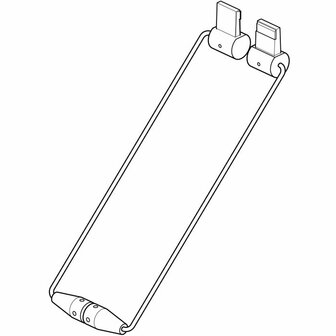  multirail armatuur &#039;classic&#039; wit 70 cm