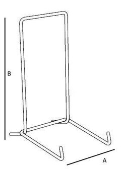 lijstenstandaard 17 cm hoog