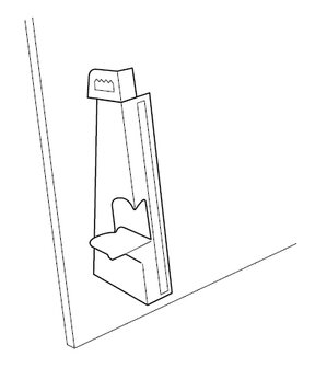 kartonnen staander 25st. 18cm RACO-13 52 20