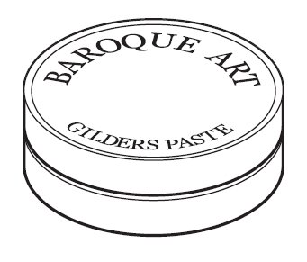 gilder&#039;s paste baroque art donker roodbruin inhoud 27 ml