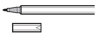 kleurpen licht blauw stabilayout type 68