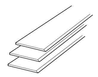 foam biseaux stroken 8 cm breed 100 cm lang