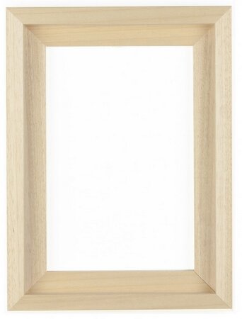 Houten baklijst blank ongelakt 20mm M4045 Kies uw formaat