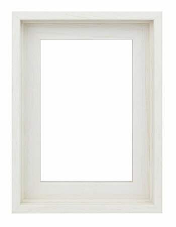 Houten baklijst wit licht ingewassen 10 mm M401 Kies uw formaat