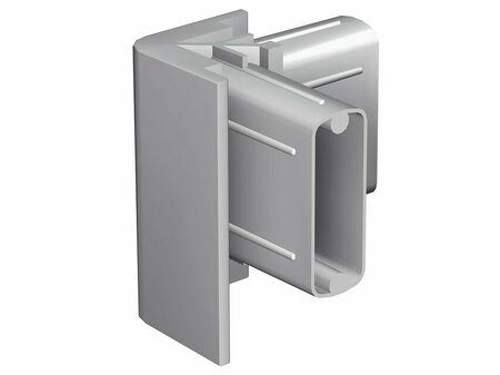 click rail grijs hoekverbinder