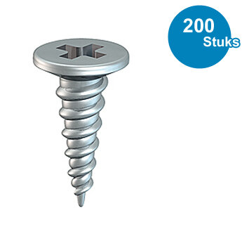 schroef, d-ring, per 200 stuks 9.4911