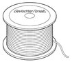 staaldraad soepel blank gevlochten 2,7mm 198m